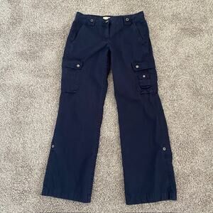 J. Crew Weathered Broken-In Chino Classic Twill Favorite Fit Cargo Pants Women 6